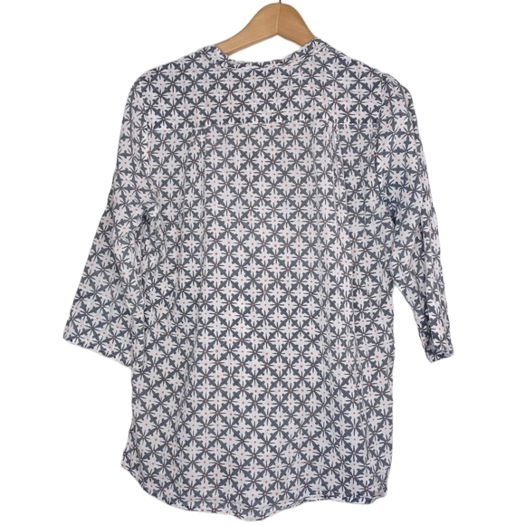 Roberta Roller Rabbit 100% Cotton Printed Blouse - Picture 2 of 12